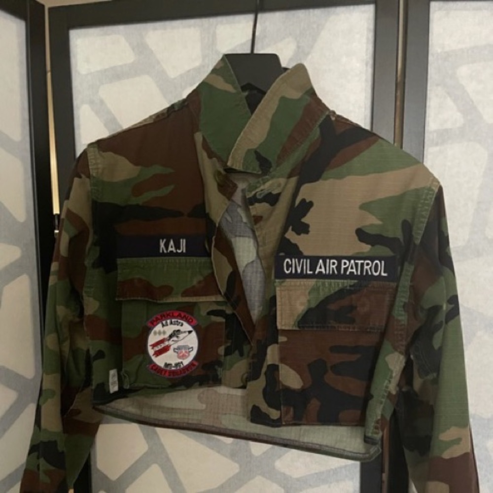 Vintage Military Jacket, Cropped
